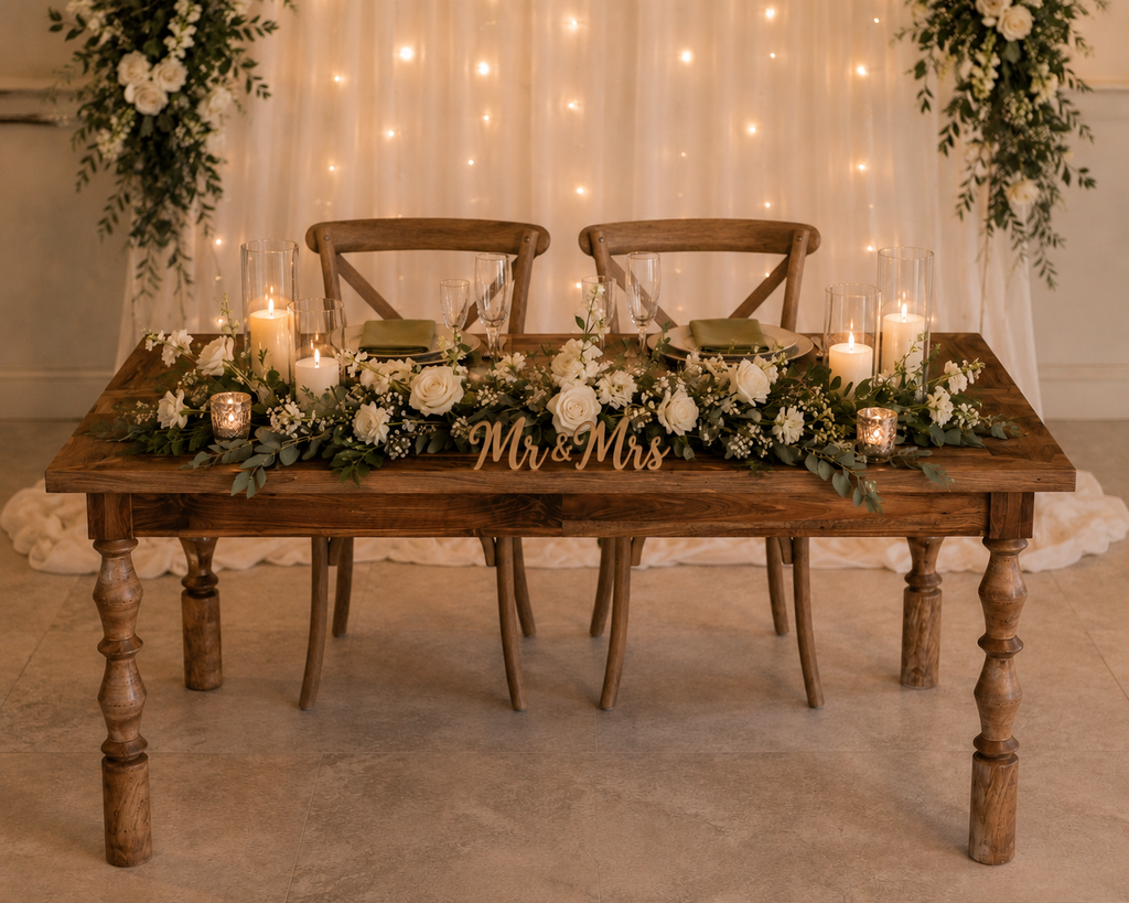 Farmhouse Walnut Table 5FT