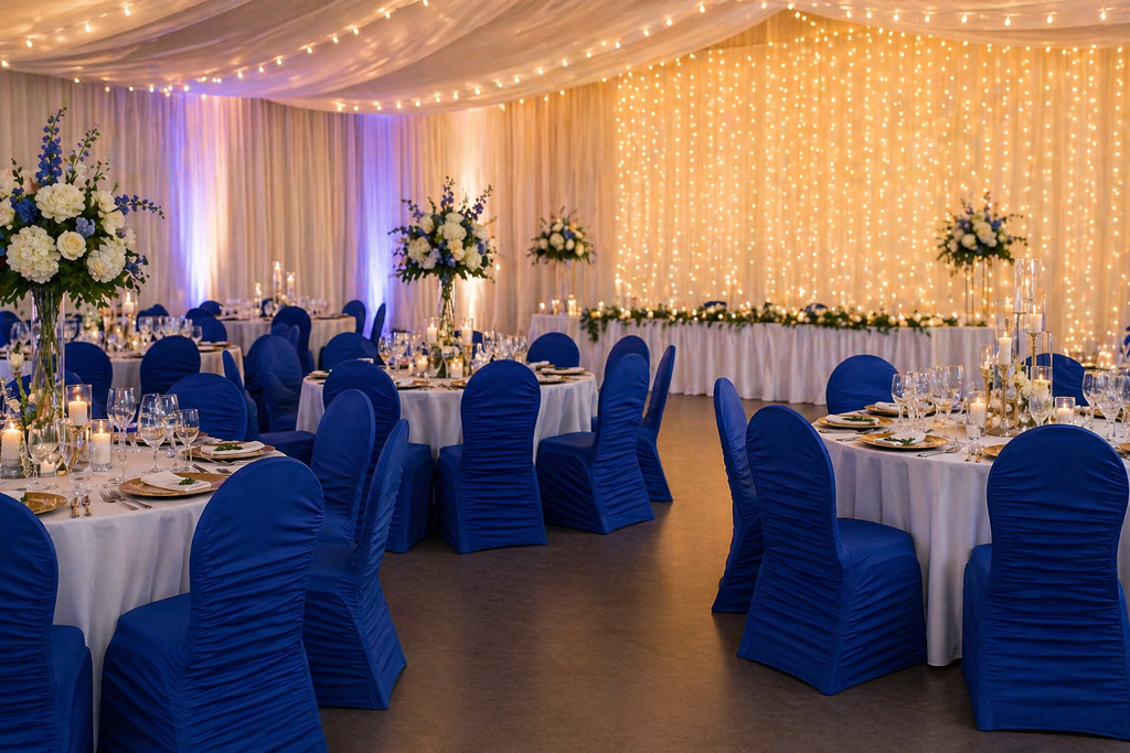 Ruched Spandex Banquet Chair Cover