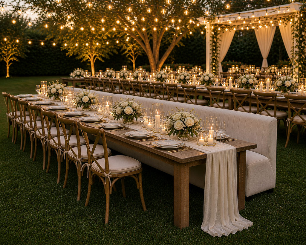 Luxury Garden Dinner Package - (Click on Cart for Details)