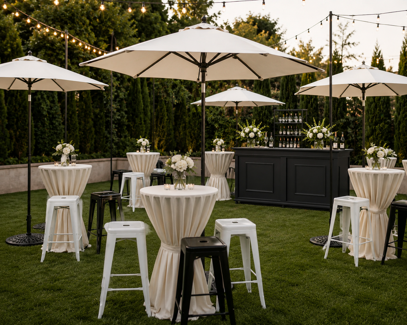 Signature Cocktail Hour Black and White - (Click on Cart for Details)