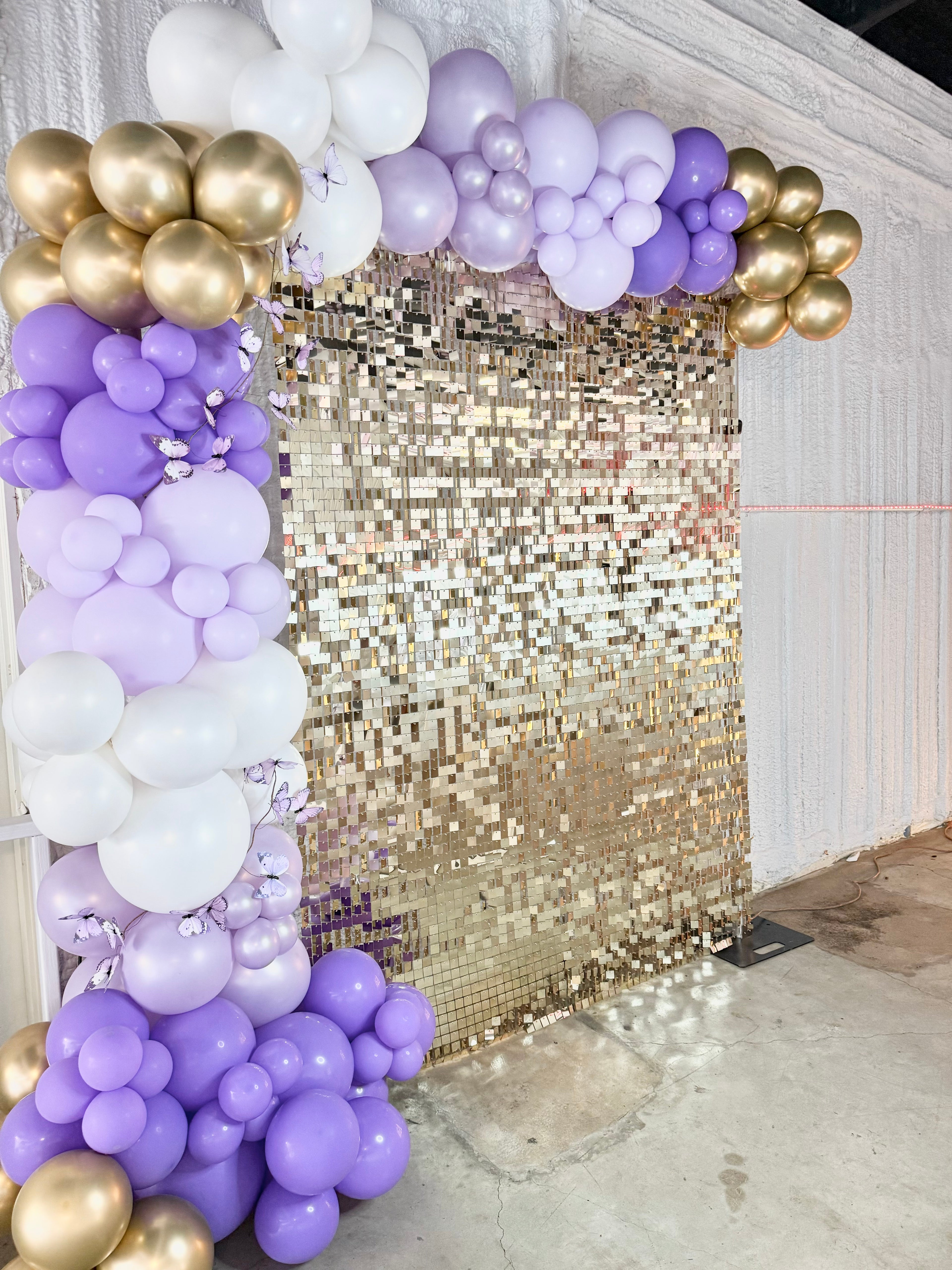 Gold Shimmer Wall Backdrop
