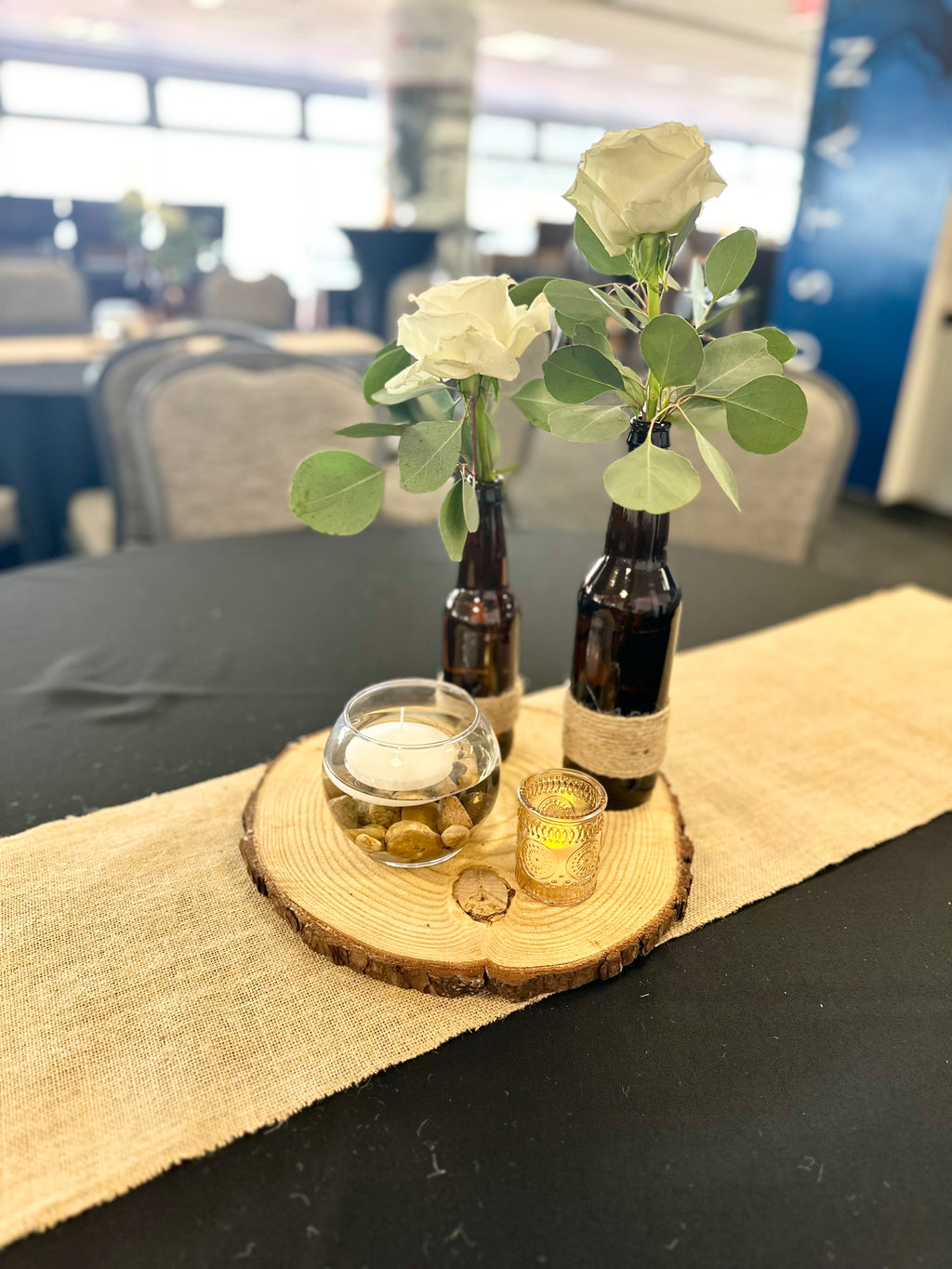 Burlap Table Runner