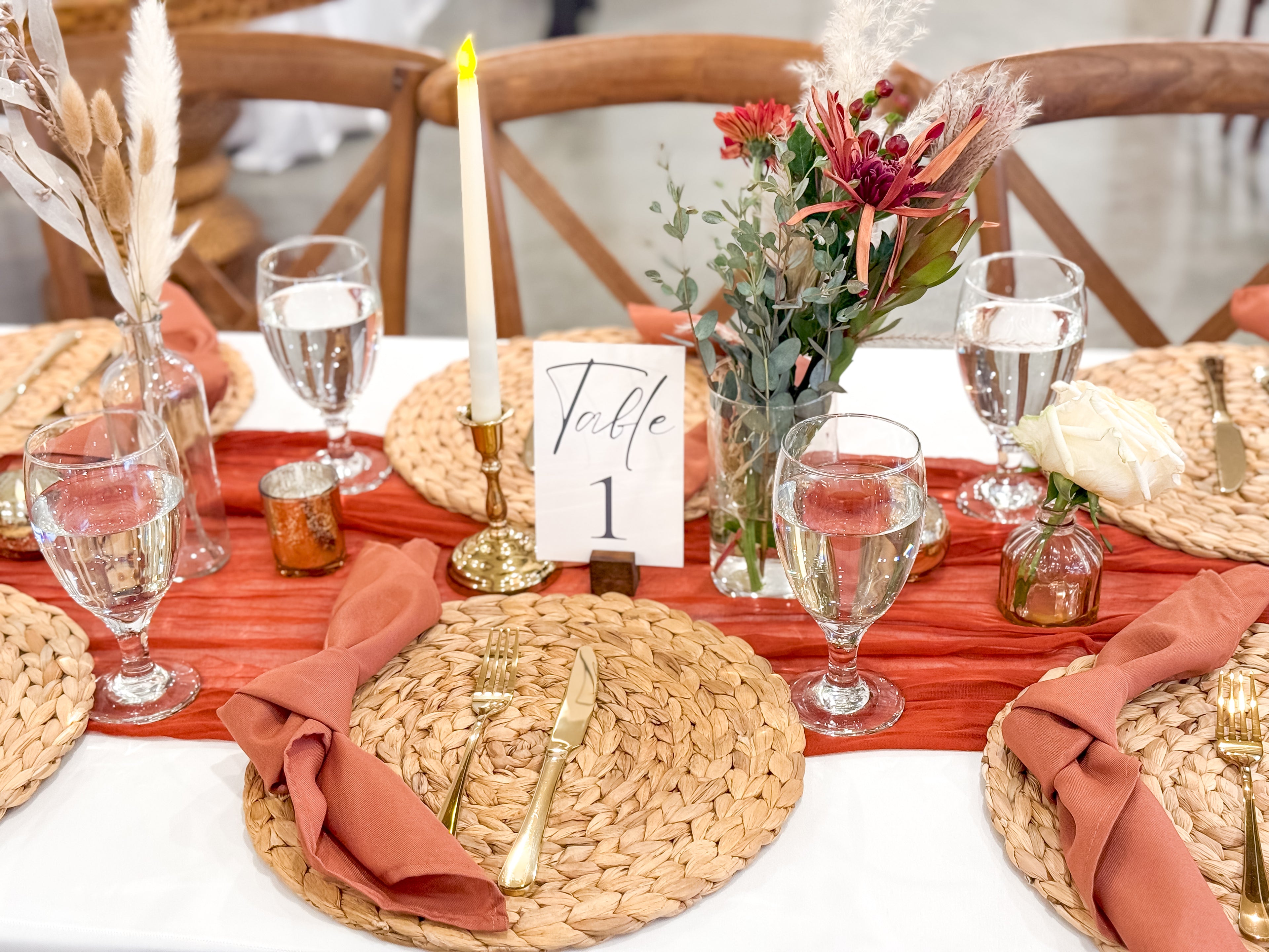 Cheesecloth Table Runner