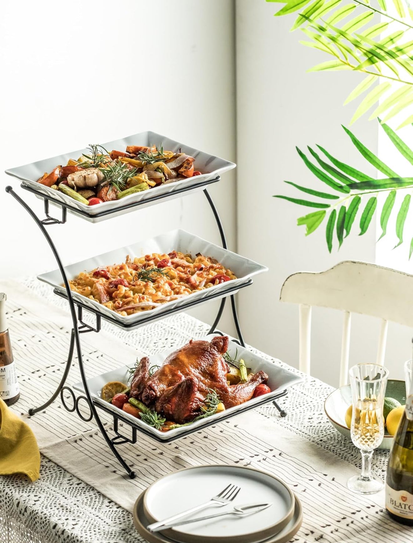 3 Tier Casserole Serving Set