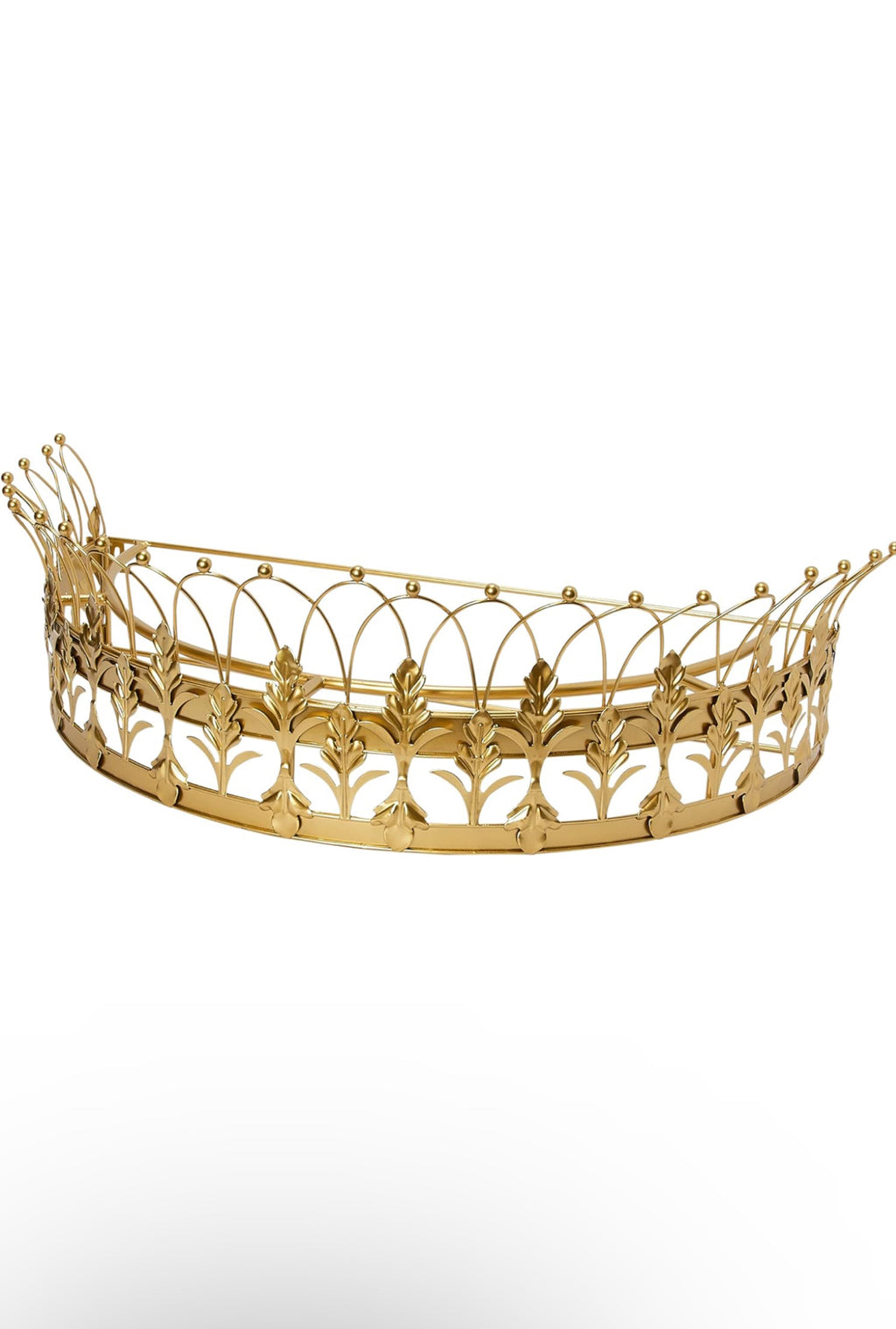 Gold Metal Curtain Crown