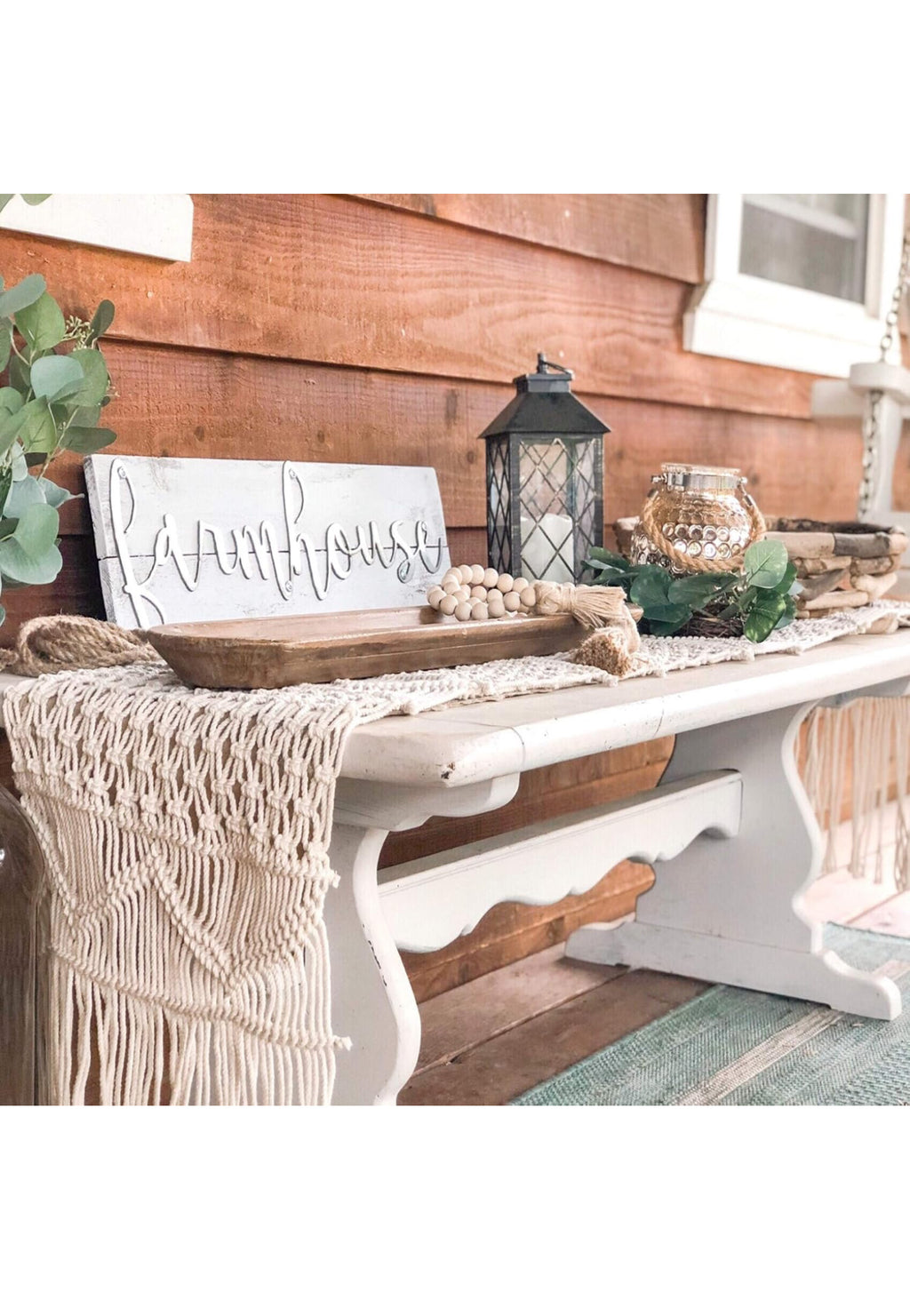 Macrame Table Runner