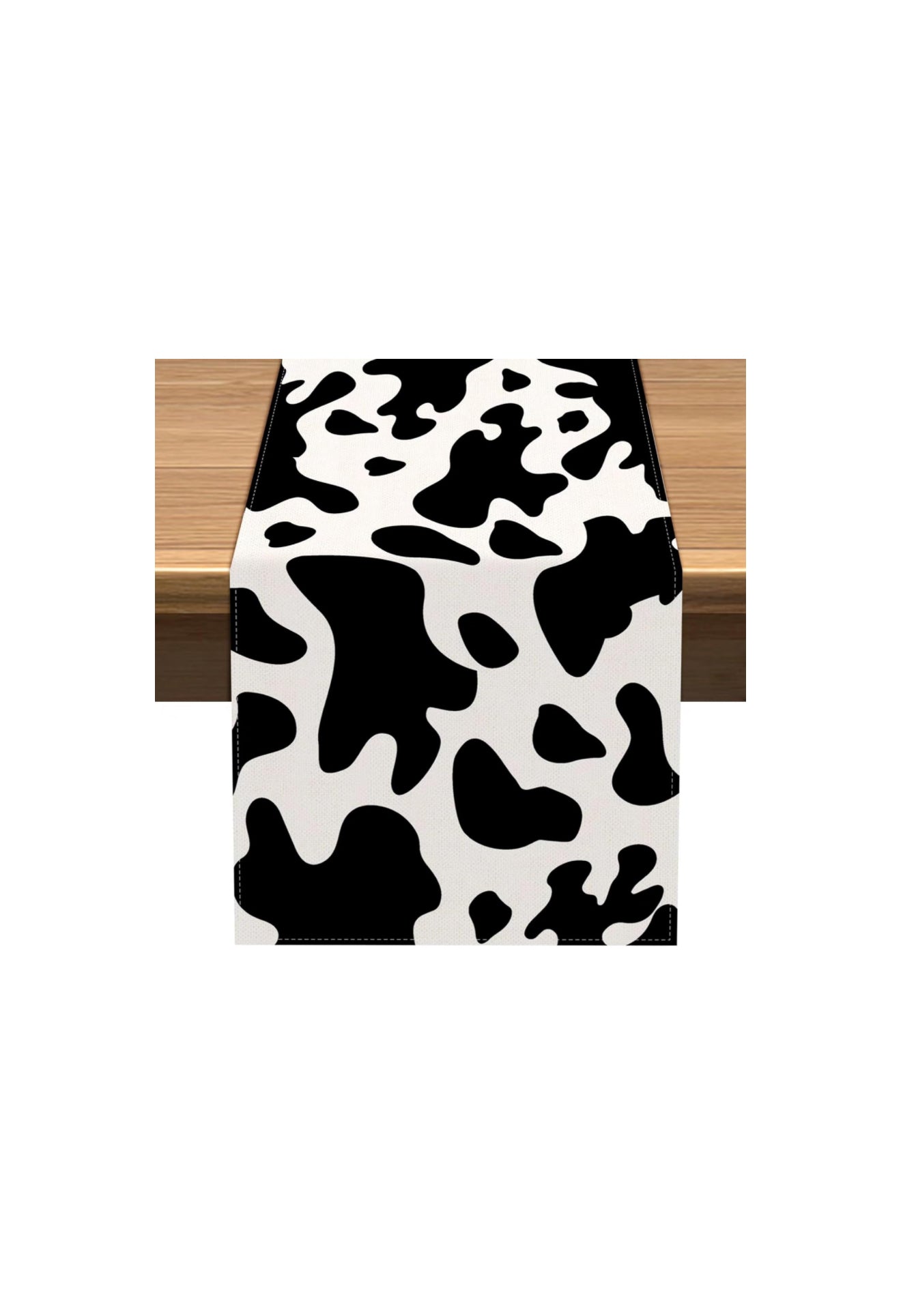 Cow Print Table Runner