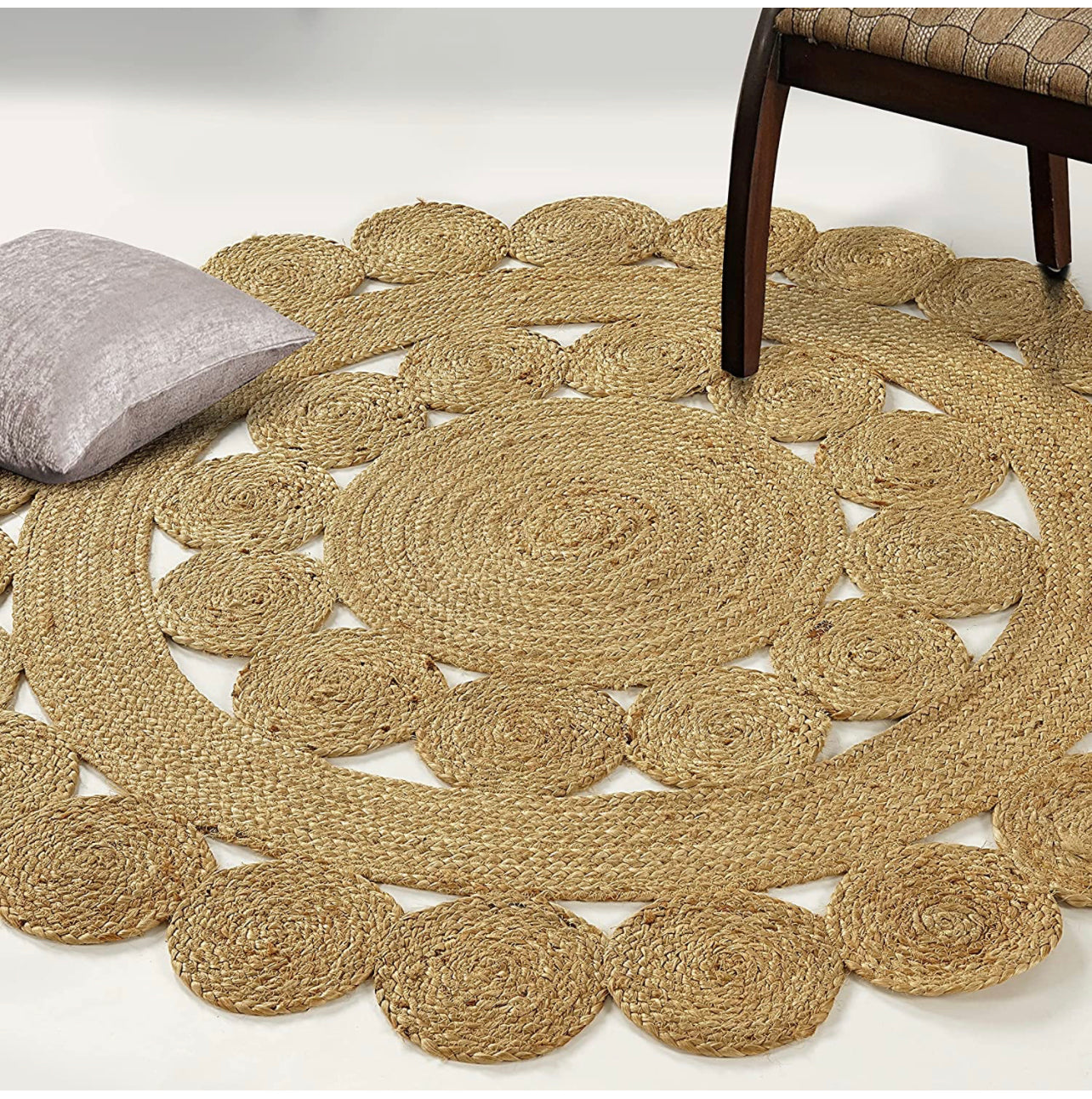 Boho Round Rug 4'x4'