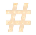 Hashtag Marquee 4 FT