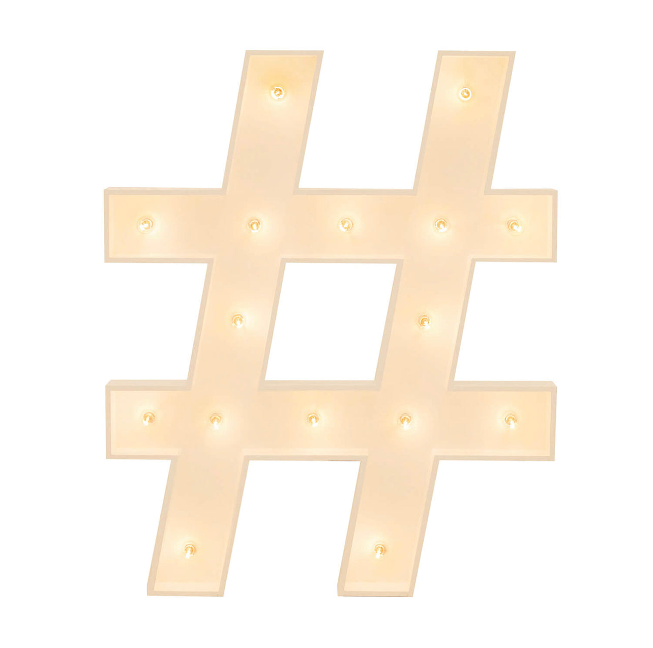 Hashtag Marquee 4 FT