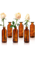 Amber Bud Vases