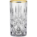 Crystal Gold Rim Beverage Glass