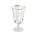 Gold Rim Goblet
