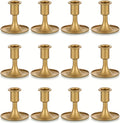 Gold Metal Taper Candle Holder