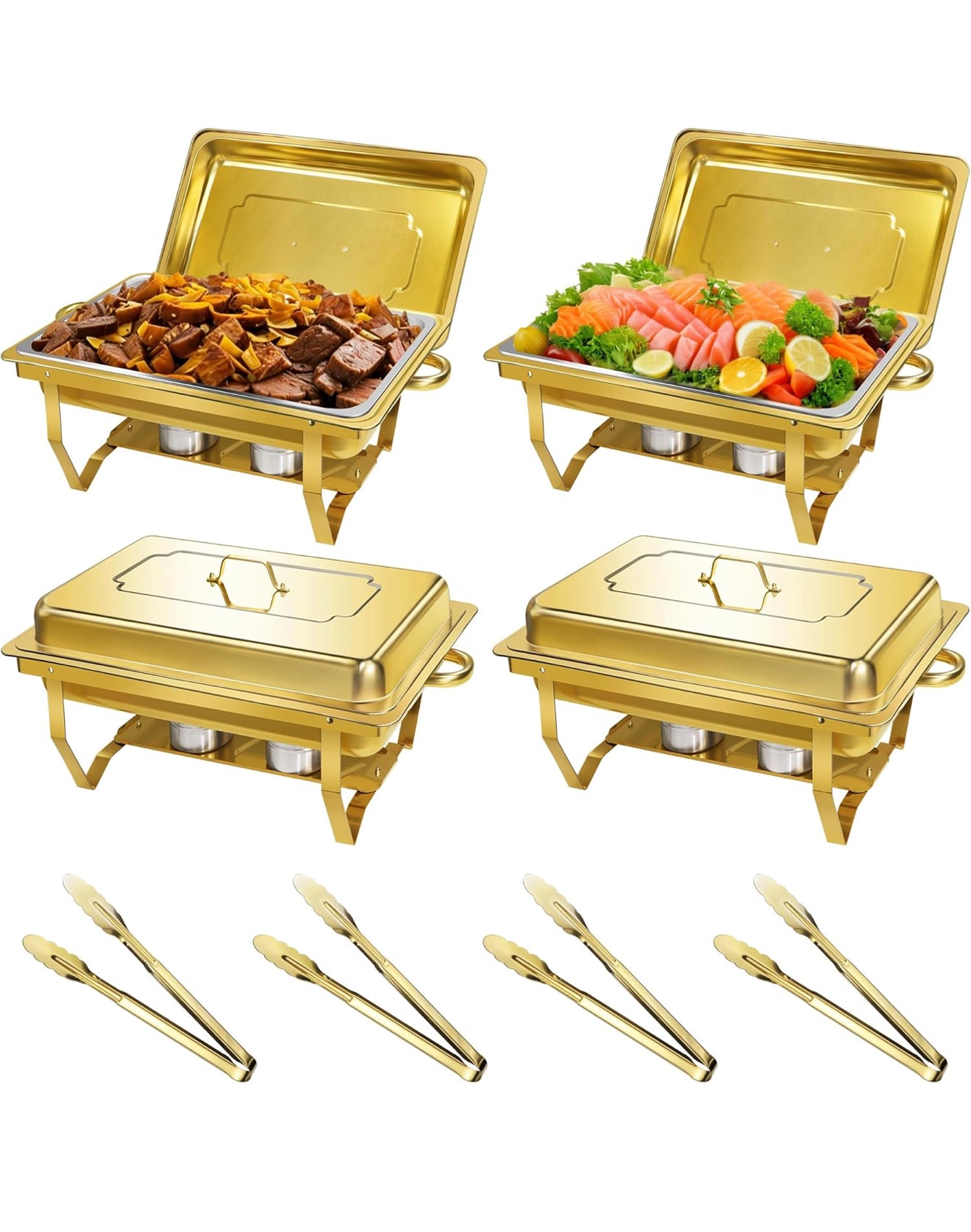 Gold Chafing Dish 8QT
