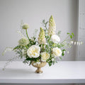 Metal Compote Vase