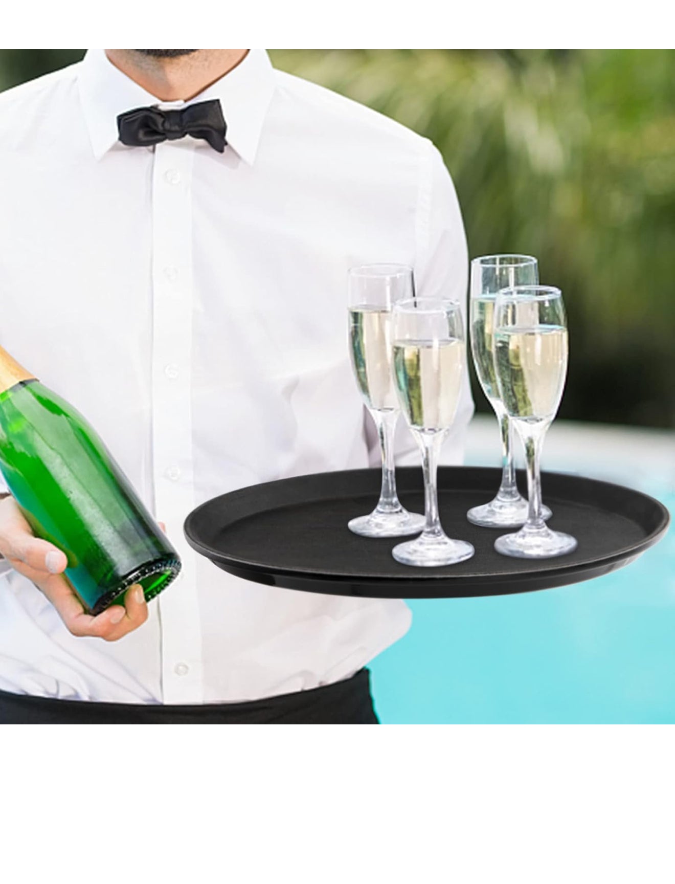 Waiters Serving Tray