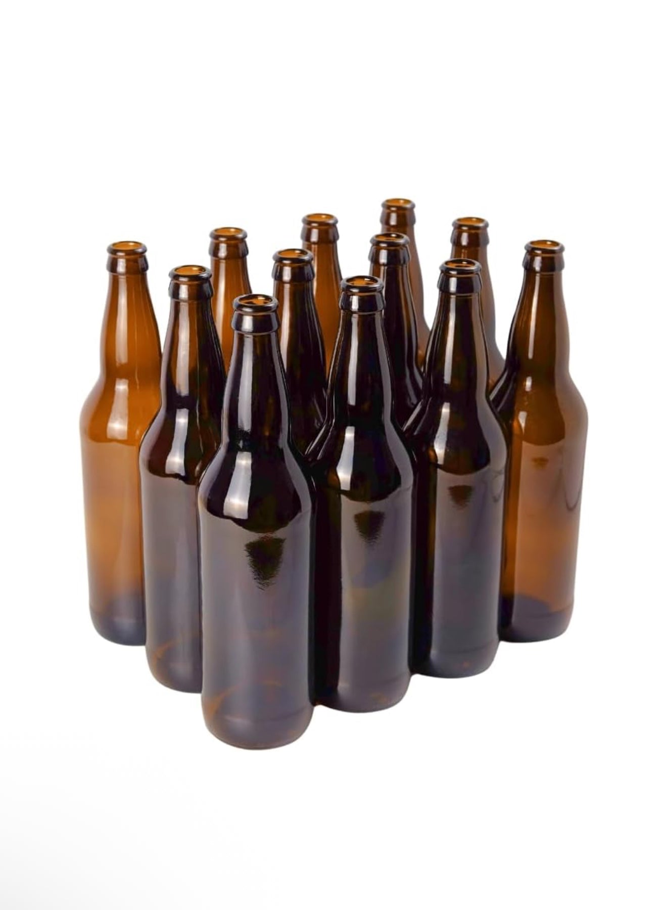 Amber Glass Beer Bottles