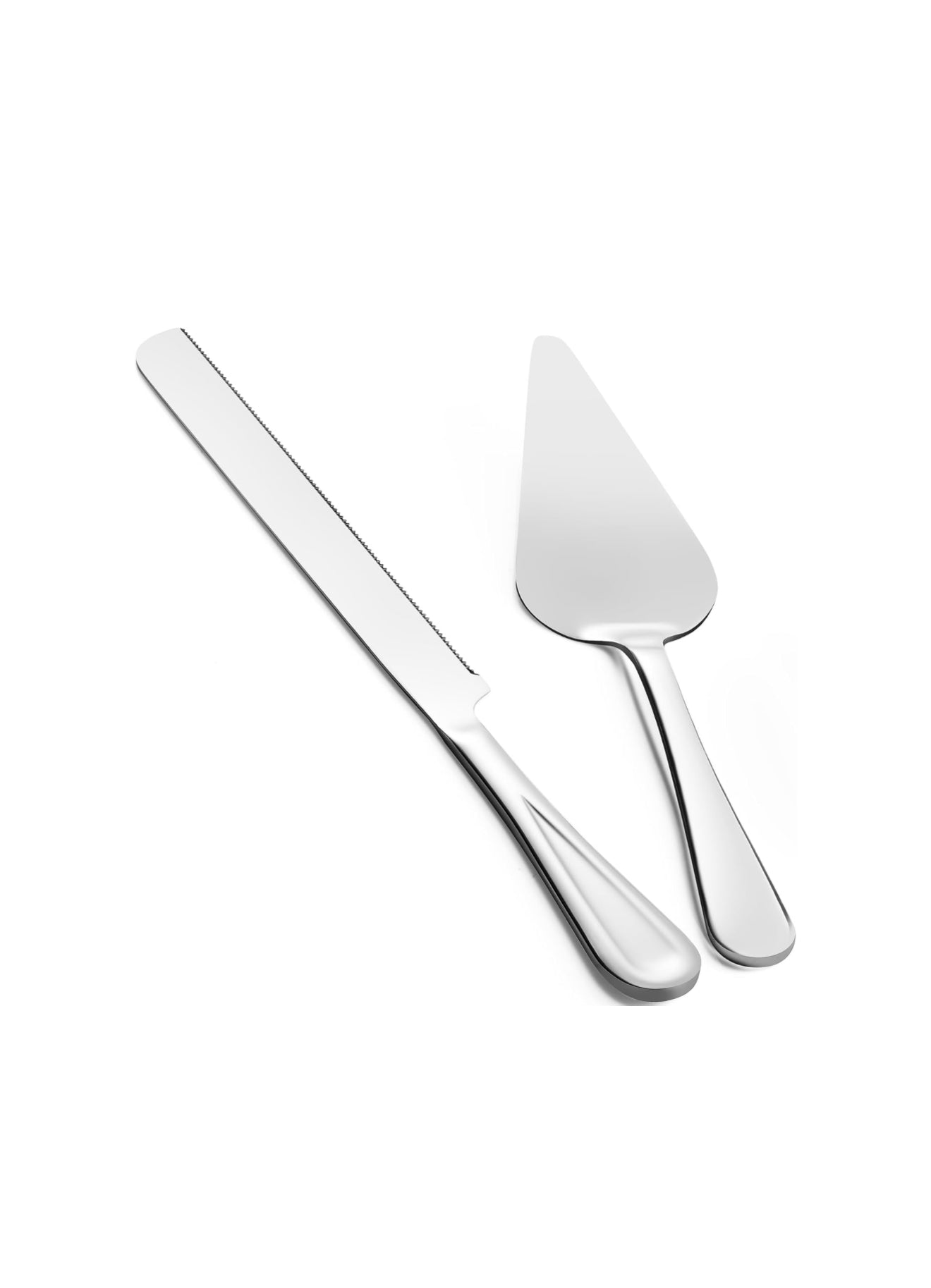 Silver Cake Cutting Set