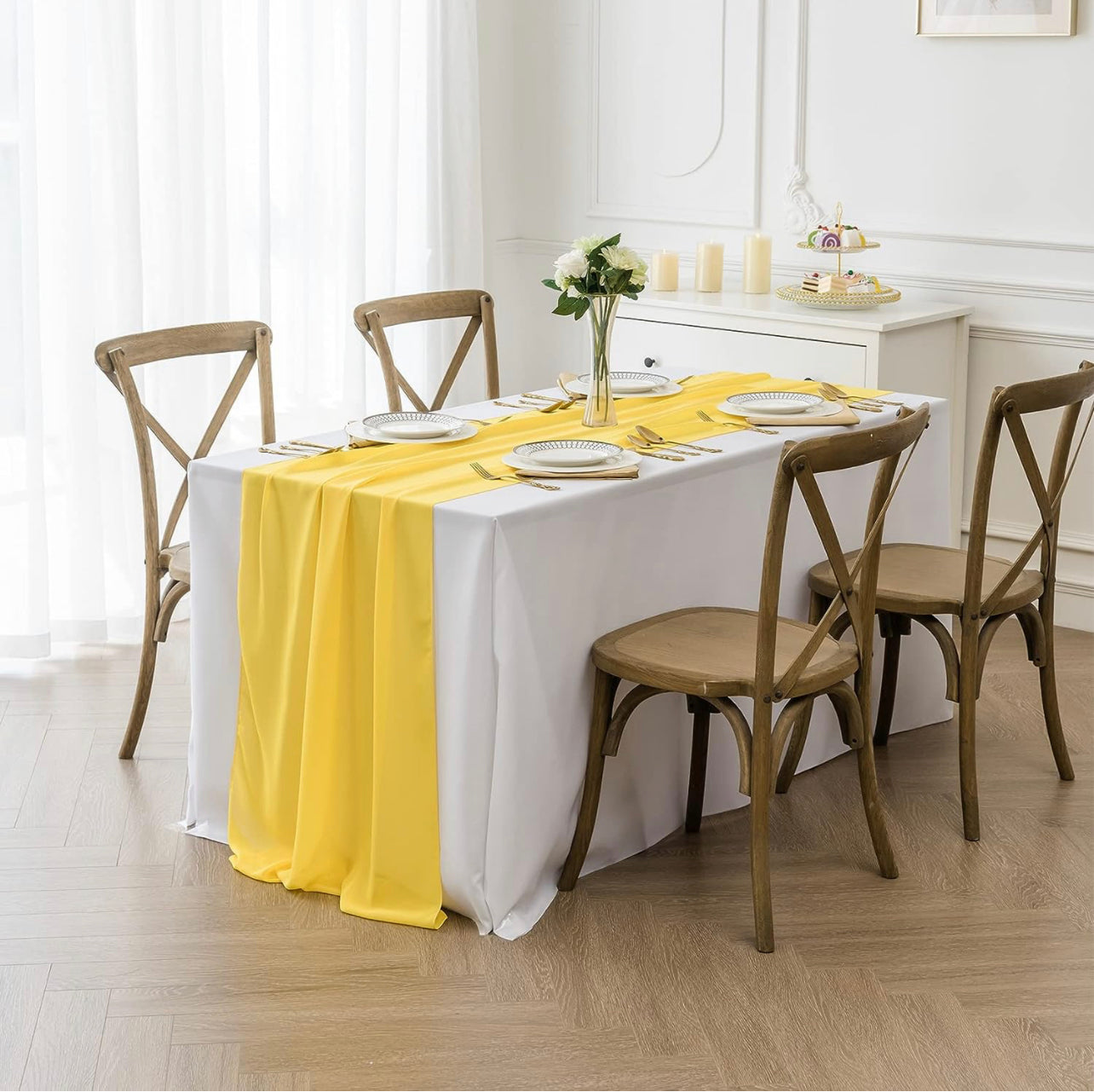 Chiffon Table Runner