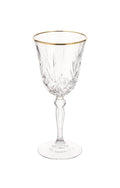 Crystal Gold Rim Wine Glass