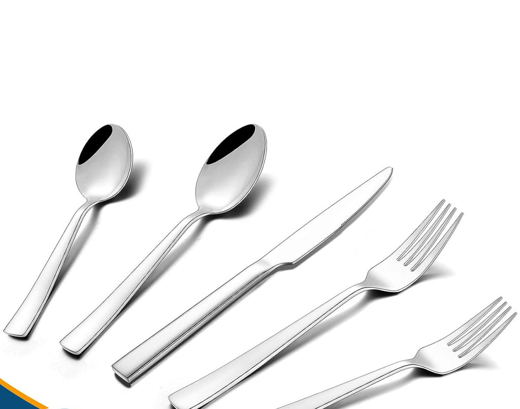 Silver Stainless Steel Flatware