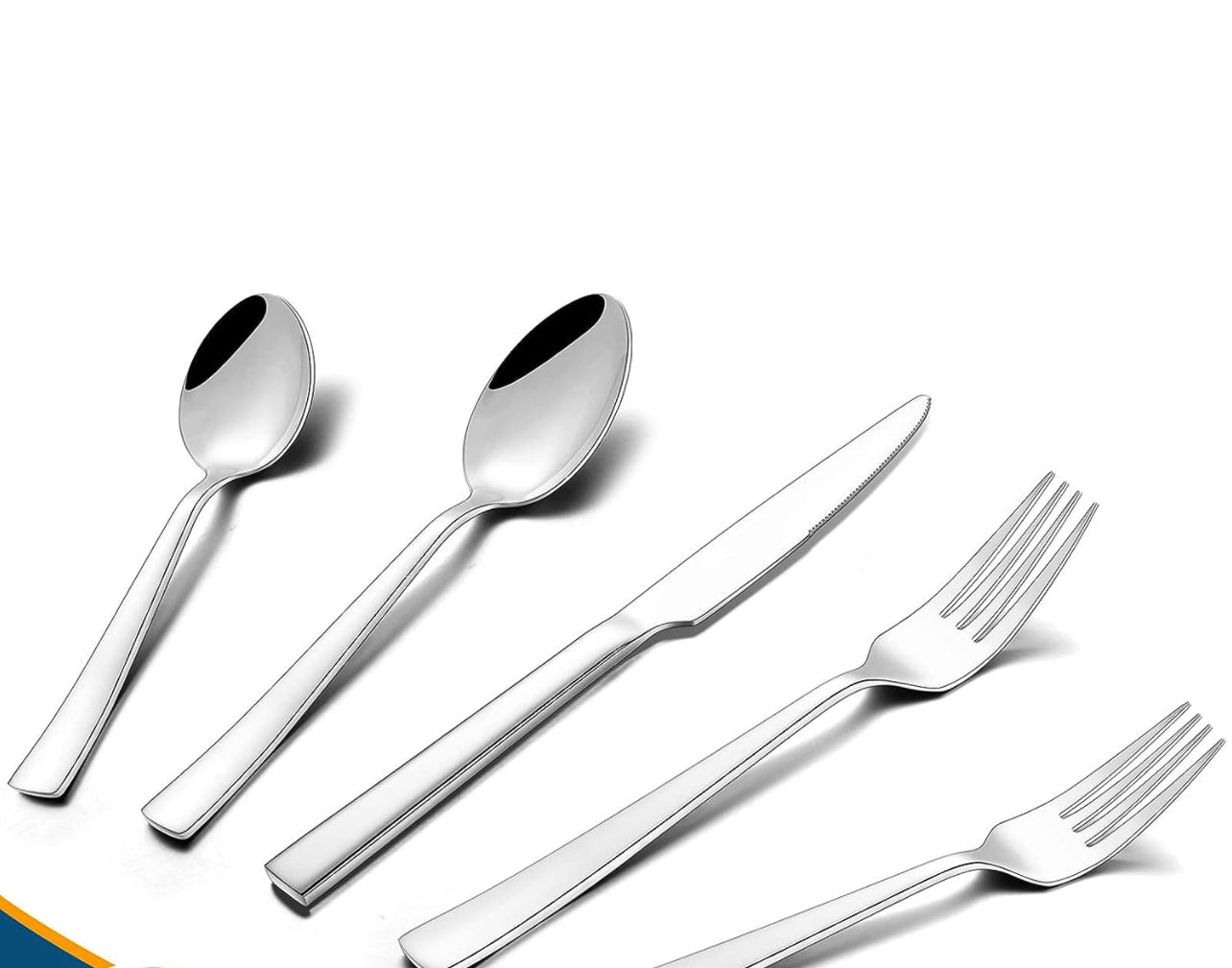 Silver Stainless Steel Flatware