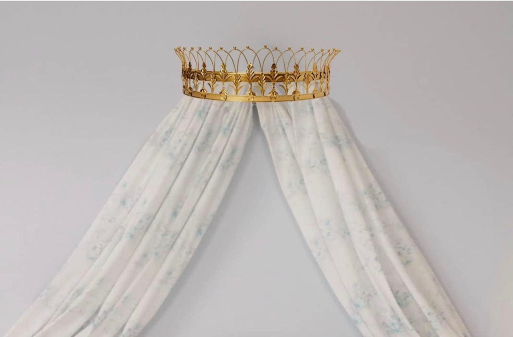 Gold Metal Curtain Crown