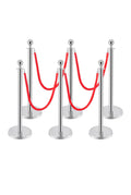 Silver Stanchions set of 6