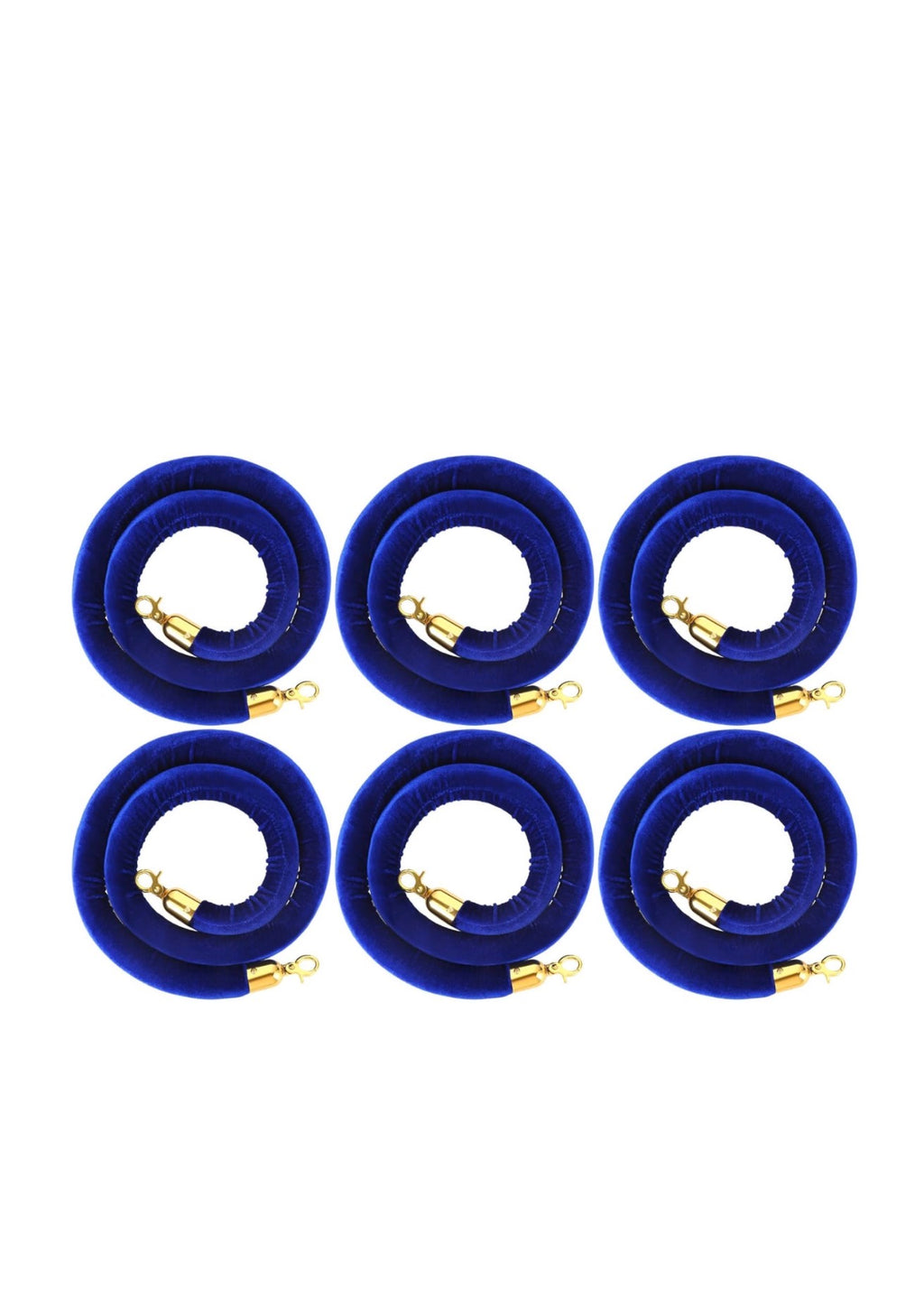 Gold Stanchions set of 6