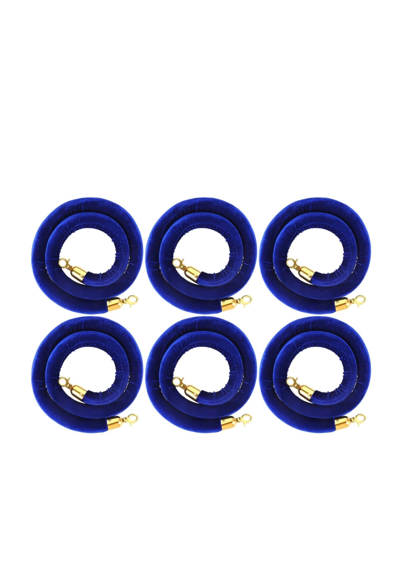 Gold Stanchions set of 6