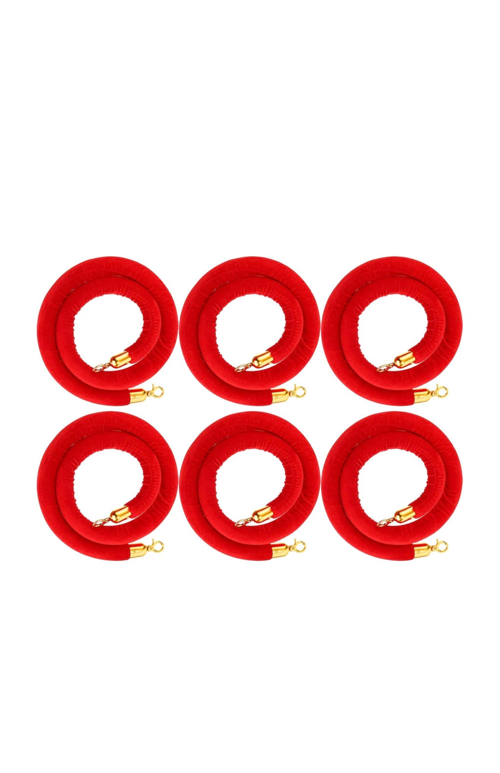 Gold Stanchions set of 6