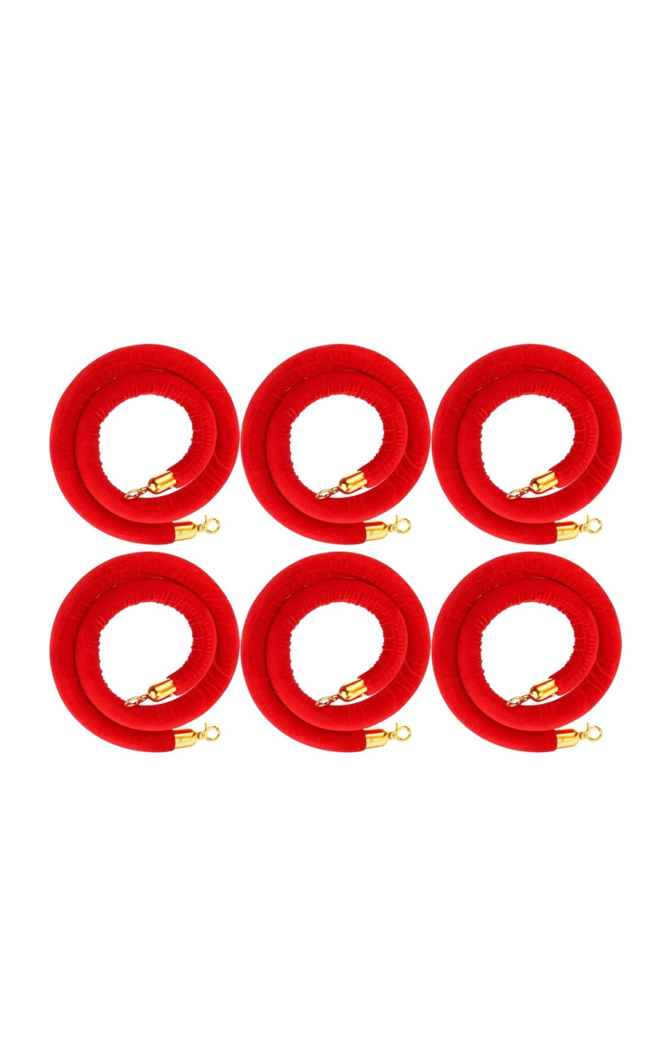 Gold Stanchions set of 6