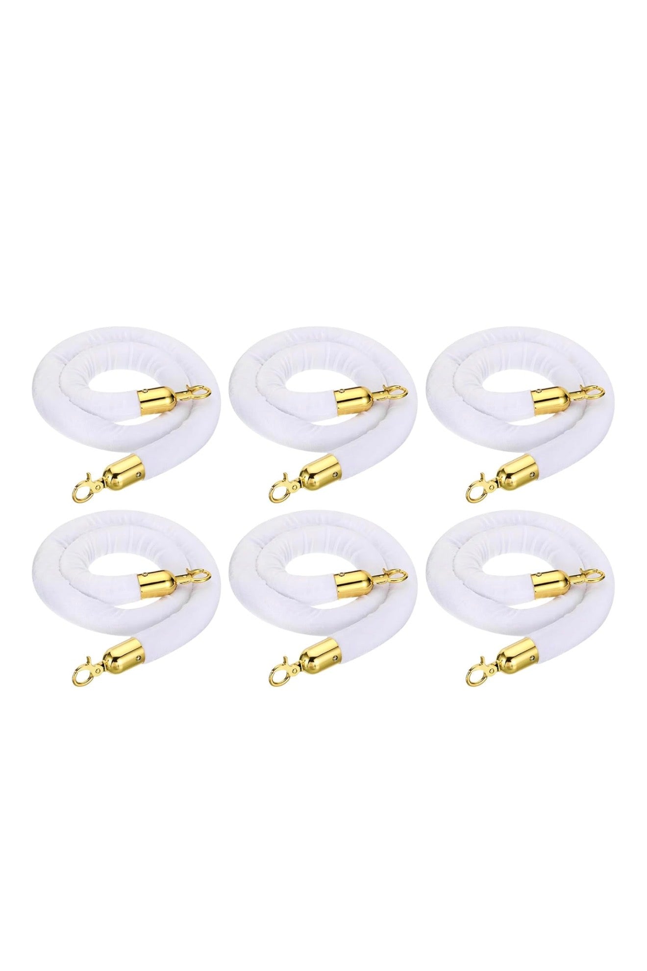 Gold Stanchions set of 6