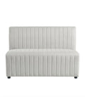 Beige Linen Banquette