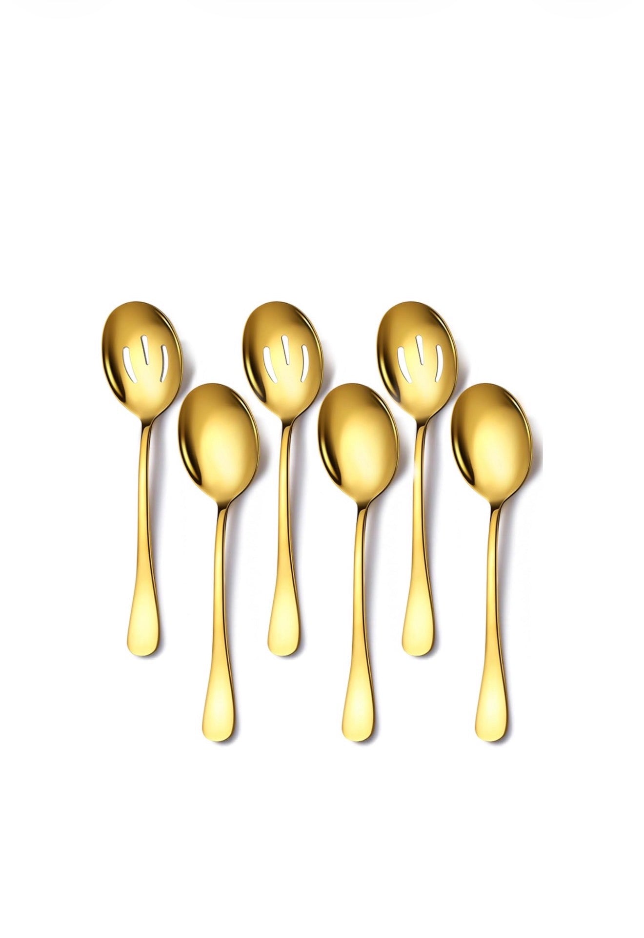 Gold Serving Spoons