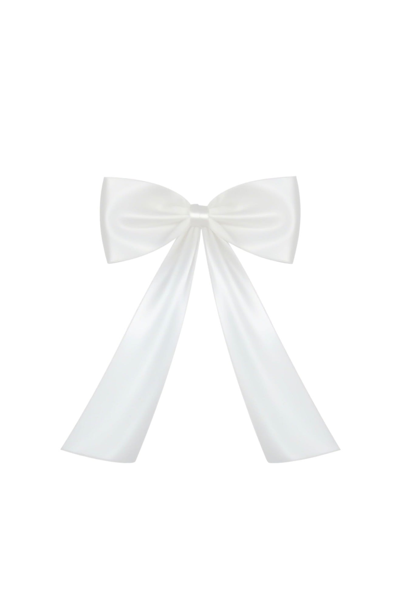 White Coquette Bow