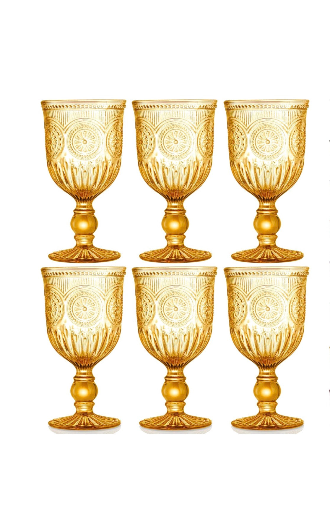 Amber Goblet