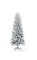 Flocked Pencil Christmas Tree 5 Ft