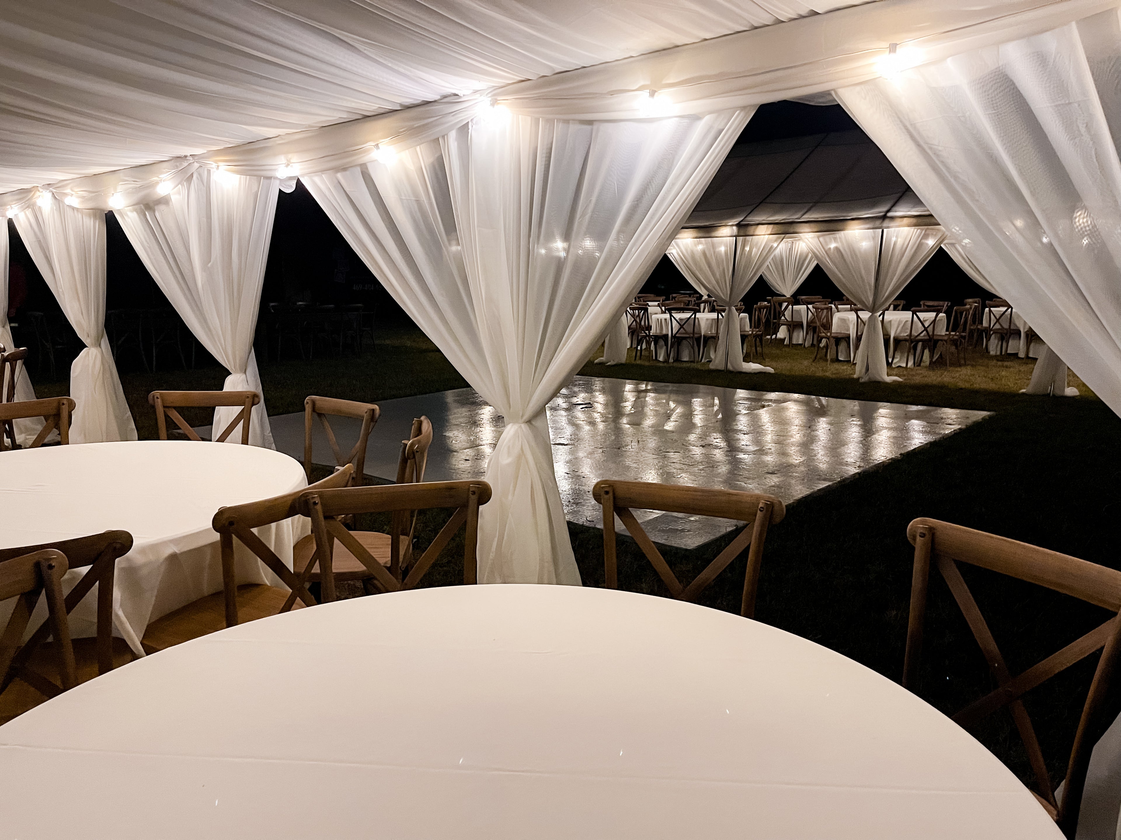 Slate White Snaplock Dance Floor 12'x12'