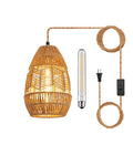 Boho Rattan Pendant Light
