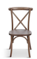 Wood Cross Back Chair