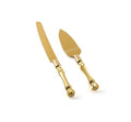 Gold Cake Cutting Set