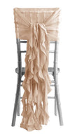 Chiffon Chair Sashes with Tail