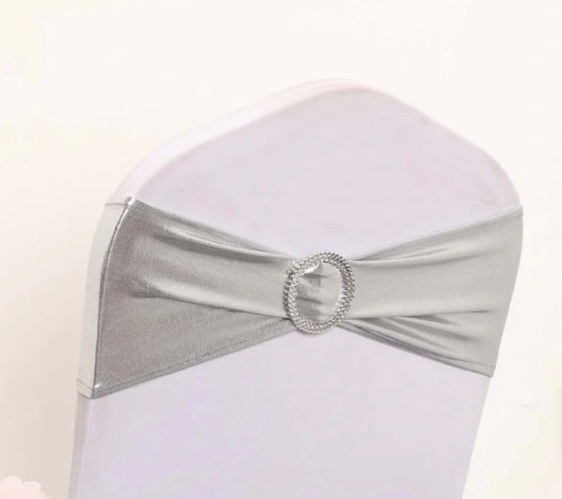 Metallic Spandex Chair Sashes