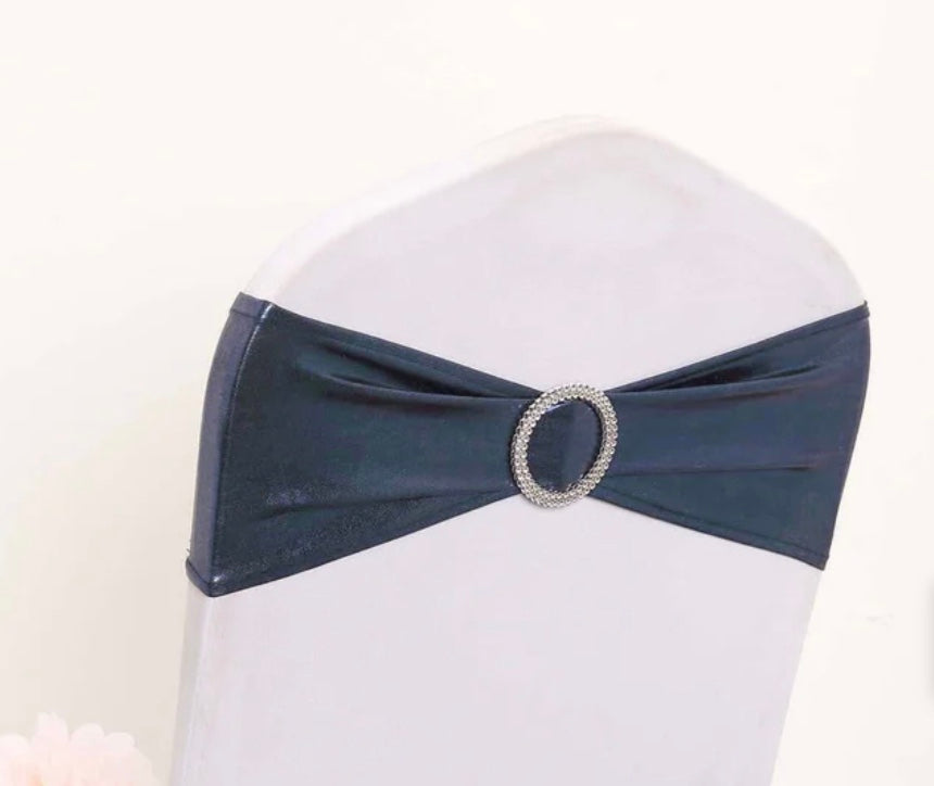 Metallic Spandex Chair Sashes