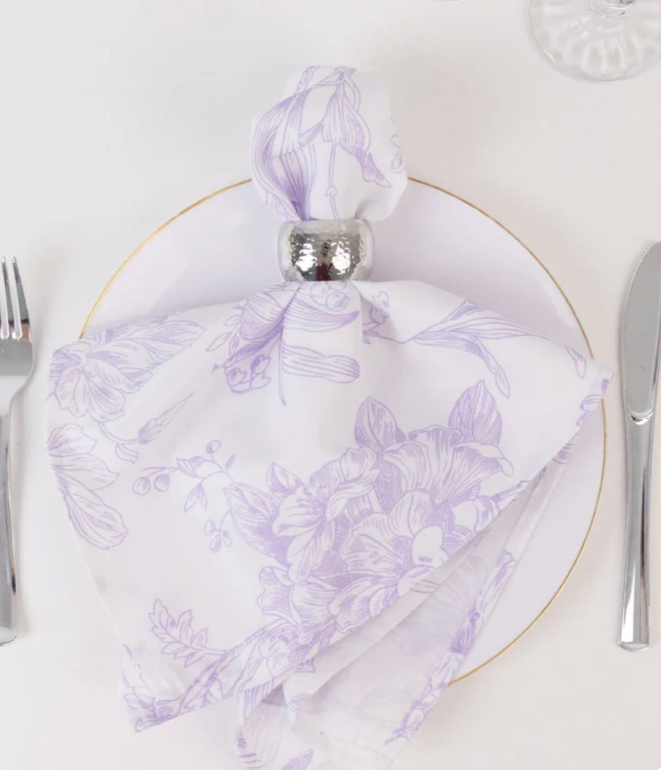Floral Print Napkins