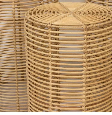 Natural Woven Rattan Wicker Stands