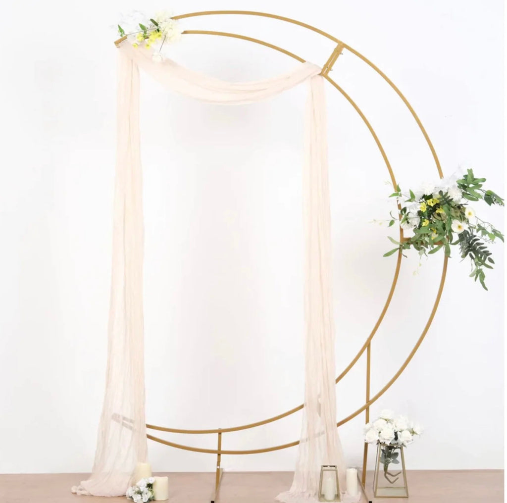 Crescent Moon Gold Arch