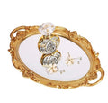 Antique Gold Mirror Tray